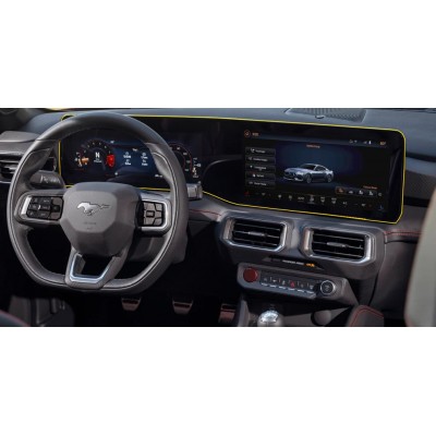 AR Dash Screen Protector 2024+ Mustang Premium